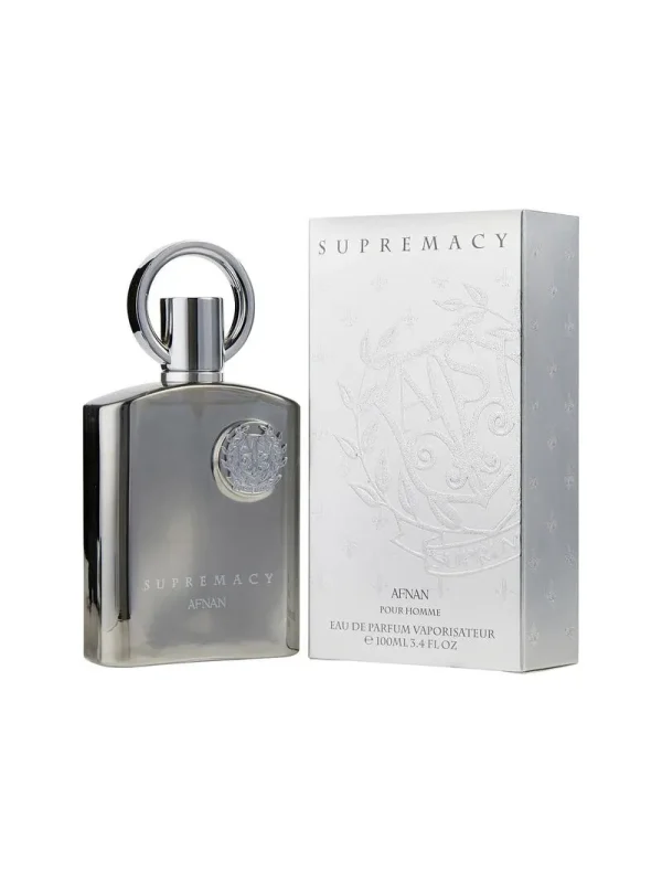 Afnan Supremacy Silver EDP For Men 100ML - Image 2