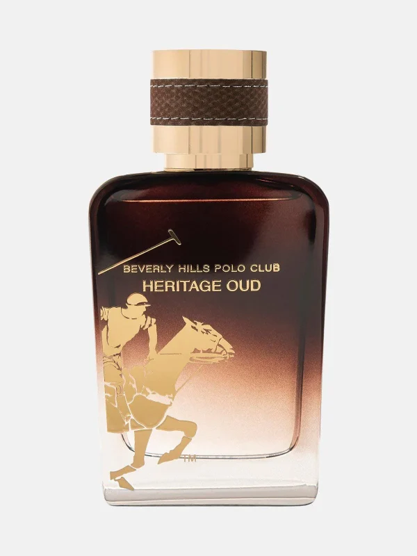 Beverly Hills Polo Club Heritage Oud EDP For Men 100ML Set - Image 3