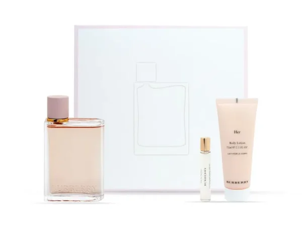 Burberry Her EDP For Women 100ML Set - Image 2