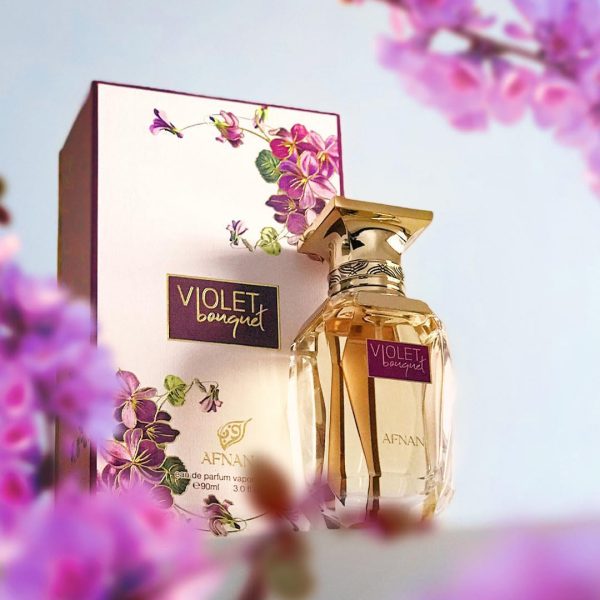Afnan Violet Bouquet EDP For Women 100ML - Image 2