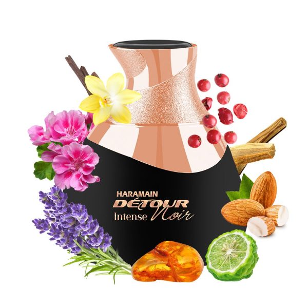 Al Haramain Detour Noir Intense EDP Unisex 100ML - Image 3