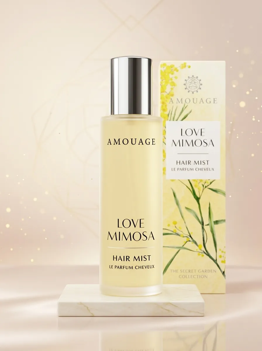 Buy Amouage Love Mimosa Hair Mist for Women 100ml in Dubai